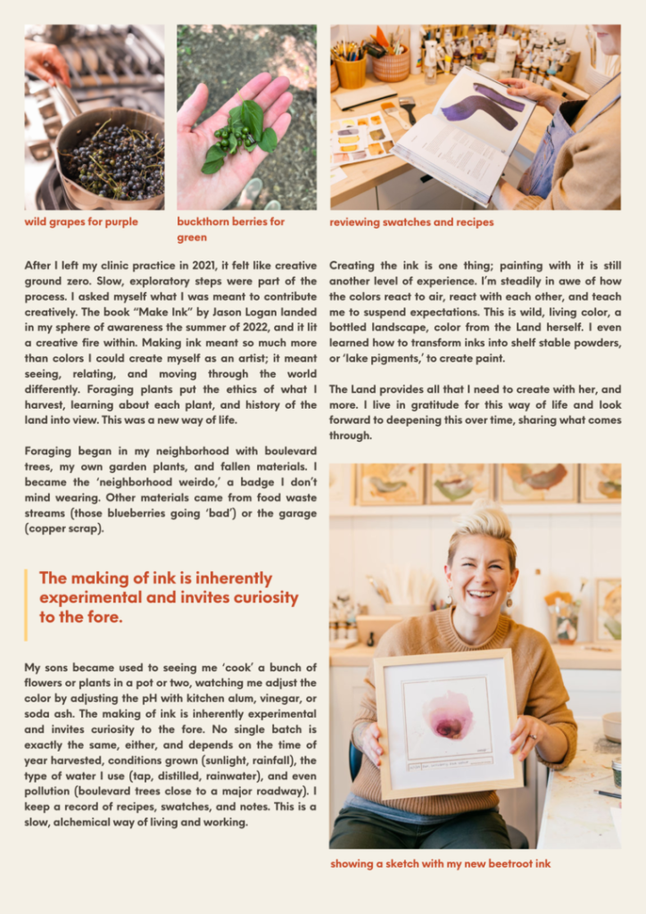 Alitia Ink Natural Ink Sketches and Sets - Alicia Hauff Studio