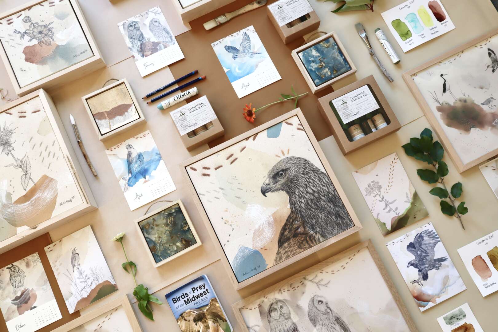 2025 holiday flatlay