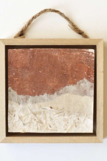 Framed Abstract Landscape Ornament #3