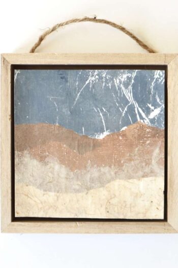 Framed Abstract Landscape Ornament #4